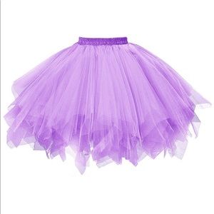 Musever 1950s Vintage Ballet Purple Tutu Petticoat